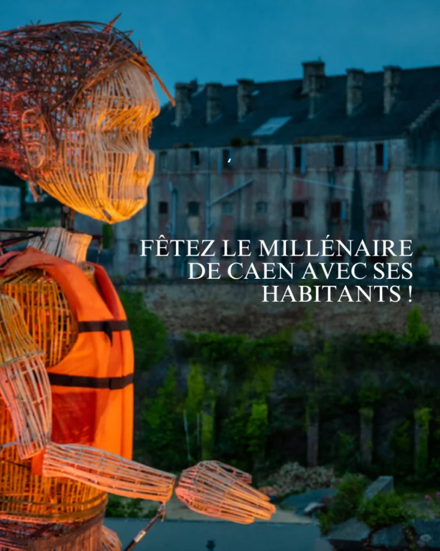 Caen fête son millénaire !  🎉 La Parade Opératique illuminera la ville le 9 mai 2025 sur un parcours de 5 km, de la Prairie au bassin Saint-Pierre. La compagnie caennaise Le Ballon Vert ( @cie_leballonvert ) orchestrera ce défilé spectaculaire, où artistes, circassiens et musiciens évoqueront l'histoire de Caen à travers une déambulation de chars monumentaux, mêlant poésie et héritage.  #FaceALaMer #Accueil #HotelNormandie #MervilleFranceville #VoyageEnNormandie #SejourEnFamille #Reception #HôtellerieDeCharme #WeekendNormand